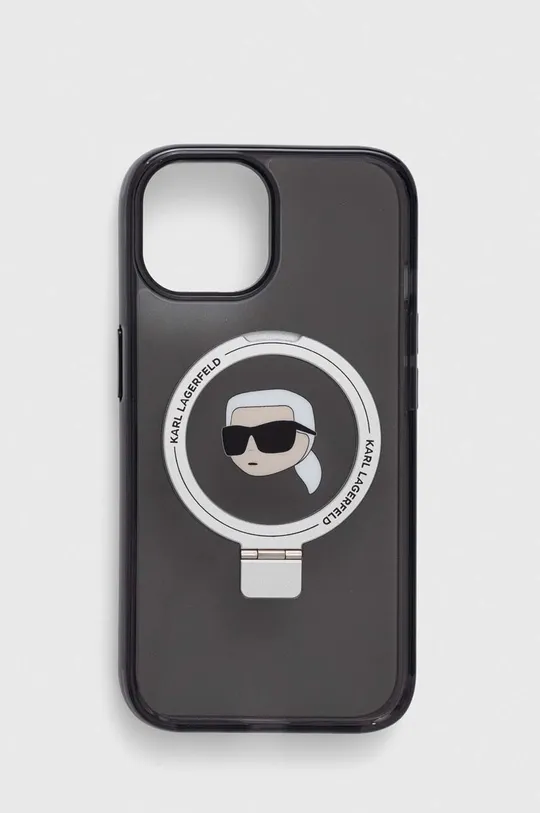 чорний Чохол на телефон Karl Lagerfeld iPhone 15 6.1 Unisex