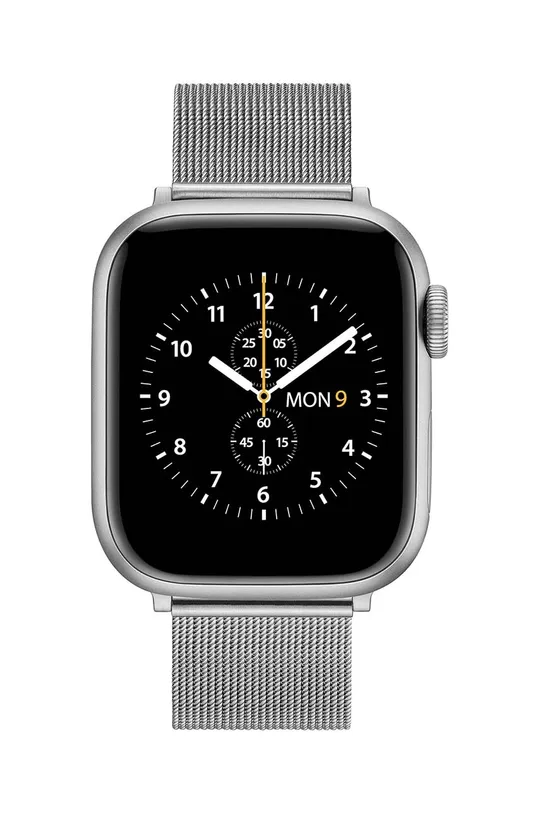 ασημί Λουράκι για το apple watch Daniel Wellington Smart Watch Mesh strap S Unisex
