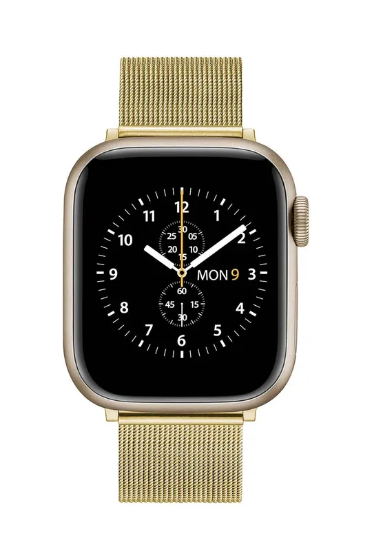 χρυσαφί Λουράκι για το apple watch Daniel Wellington Smart Watch Mesh strap G 18mm Unisex
