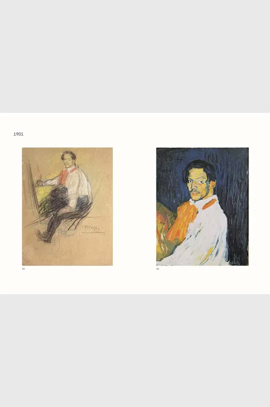 multicolor Książka Picasso - The Self Portraits, Pascal Bonafoux, English
