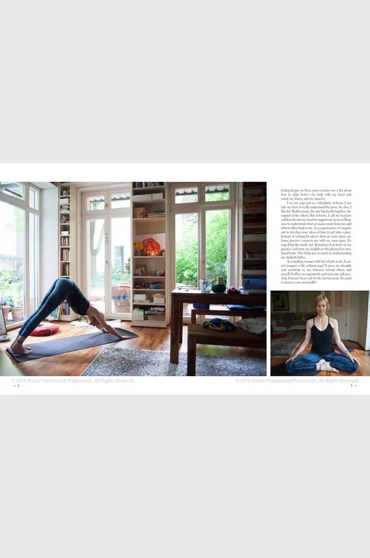 QeeBoo libro Yoga at Home by Linda Sparrowe, English Unisex