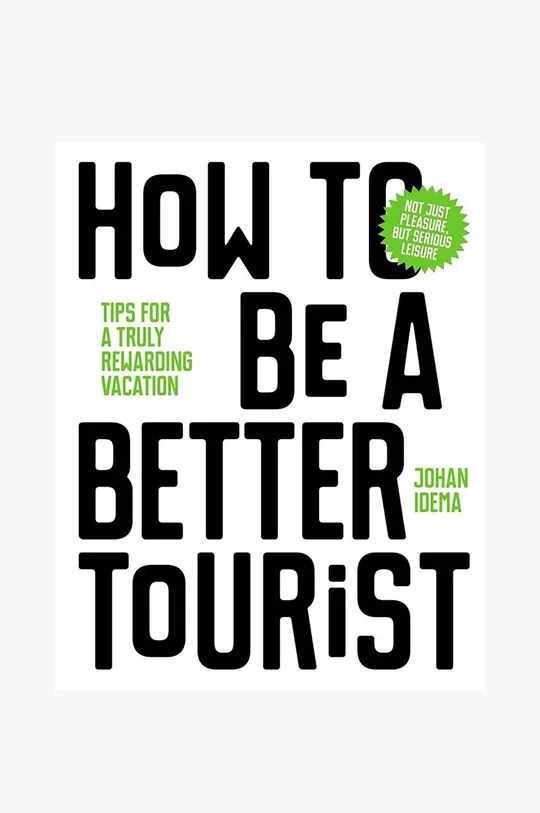többszínű QeeBoo könyv How to be a better Tourist by Johan Idema, English Uniszex