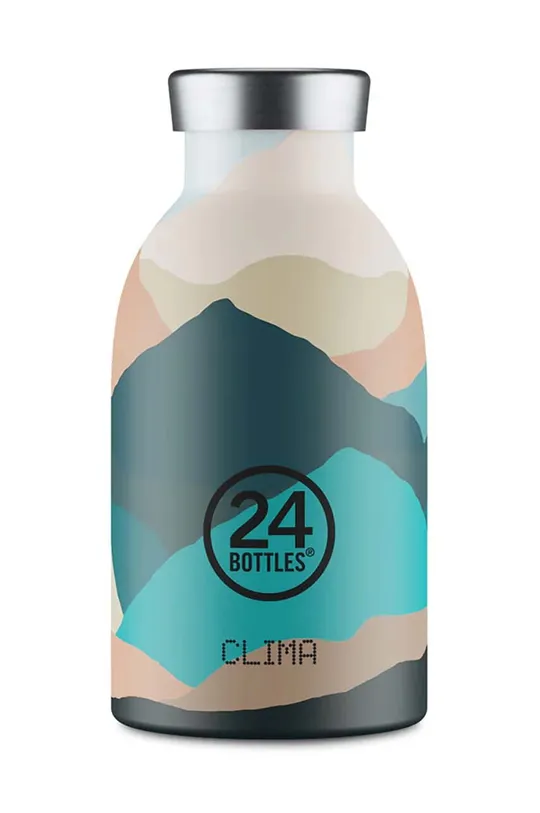 πολύχρωμο Θερμικό μπουκάλι 24bottles Clima 330 ml Unisex