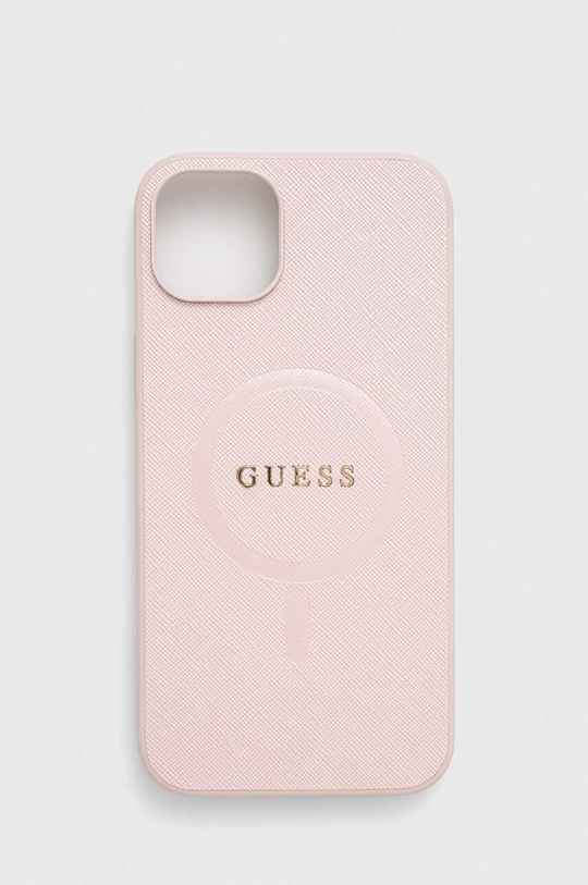 rózsaszín Guess telefon tok iPhone 15 Plus / 14 Plus 6.7'' Uniszex