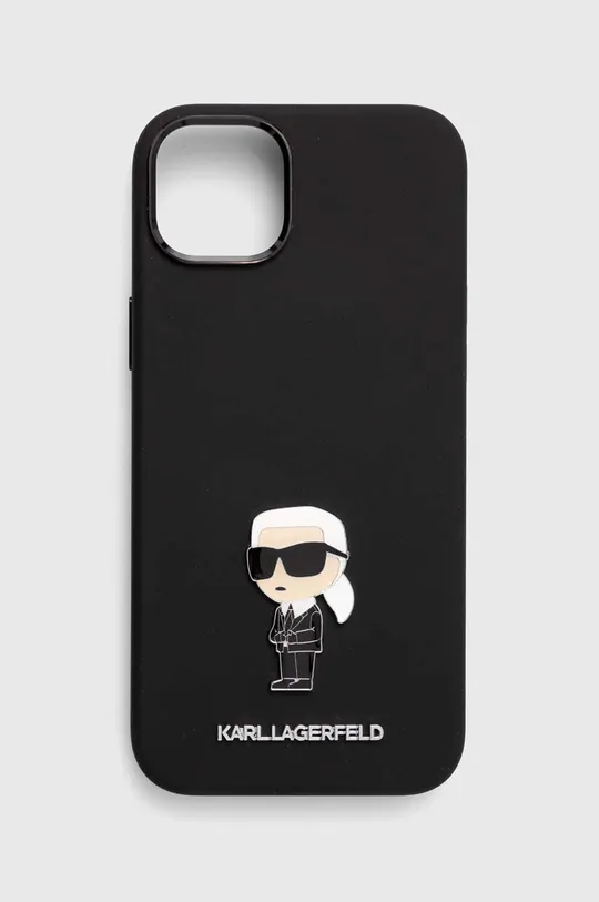 чёрный Чехол на телефон Karl Lagerfeld iPhone 15 Plus / 14 Plus 6.7'' Unisex