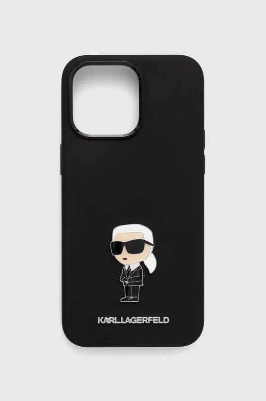 чёрный Чехол на телефон Karl Lagerfeld iPhone 15 Pro Max 6.7'' Unisex