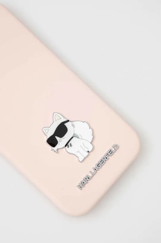 Puzdro na mobil Karl Lagerfeld iPhone 15 / 14 / 13 6.1'' ružová