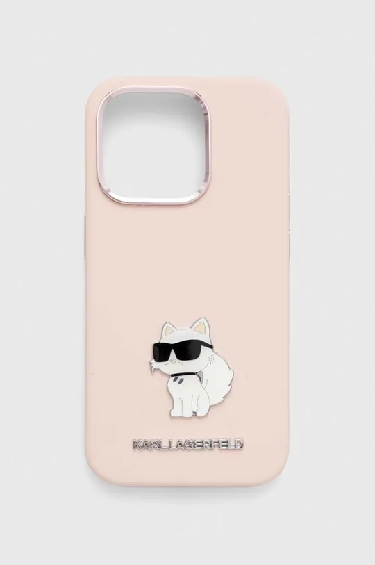ροζ Θήκη κινητού Karl Lagerfeld iPhone 15 Pro 6.1'' Unisex