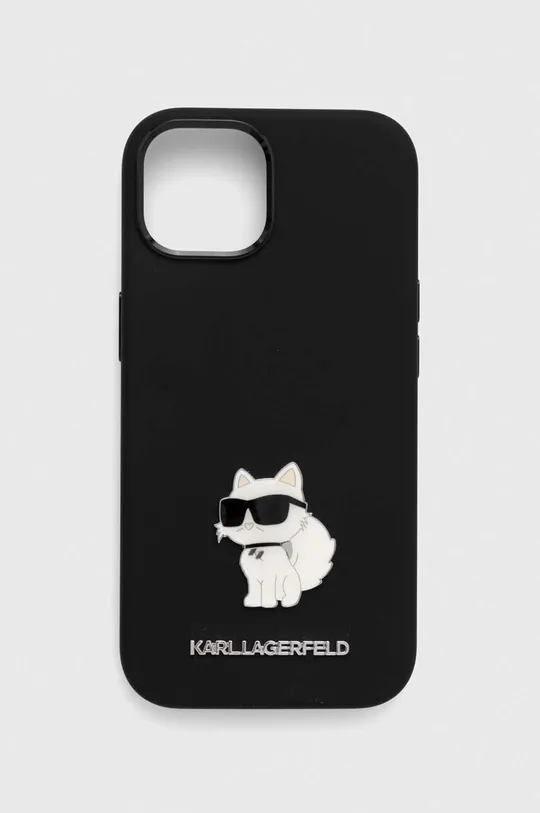чёрный Чехол на телефон Karl Lagerfeld iPhone 15 / 14 / 13 6.1'' Unisex