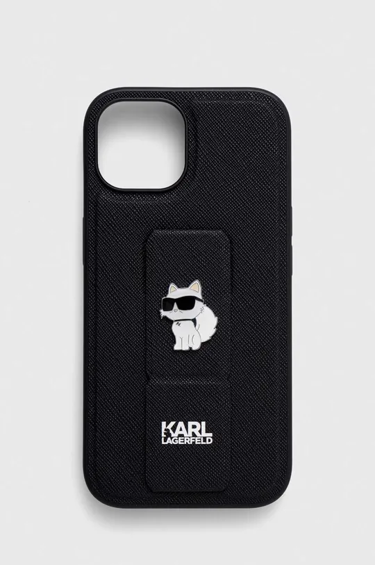 čierna Puzdro na mobil Karl Lagerfeld iPhone 15 / 14 / 13 6.1'' Unisex