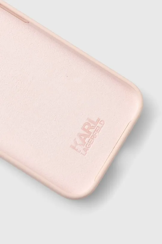 Puzdro na mobil Karl Lagerfeld iPhone 15 Pro 6.1'' ružová