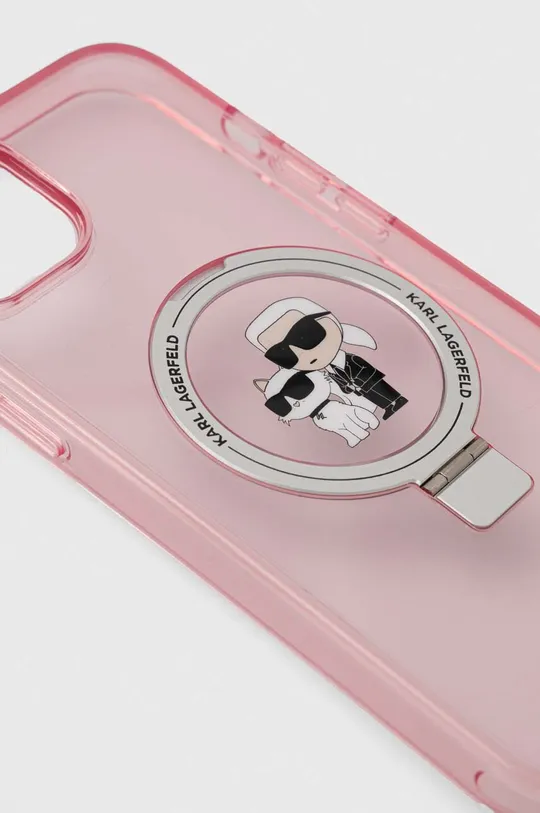 Karl Lagerfeld etui na telefon iPhone 15 Plus / 14 Plus 6.7'' różowy