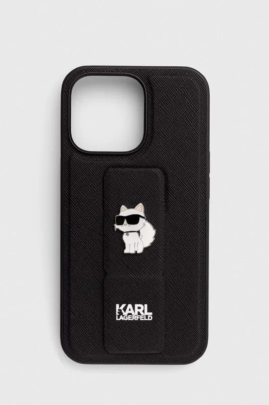 čierna Puzdro na mobil Karl Lagerfeld iPhone 13 Pro / 13 6.1'' Unisex