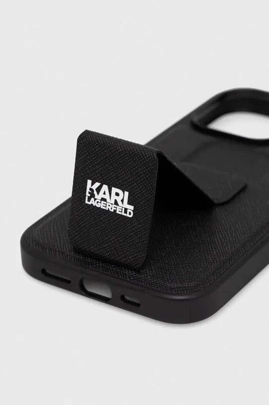 czarny Karl Lagerfeld etui na telefon iPhone 14 Pro 6.1''