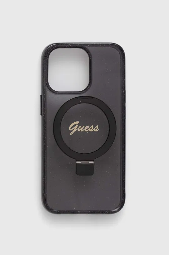 czarny Guess etui na telefon iPhone 13 Pro / 13 6.1