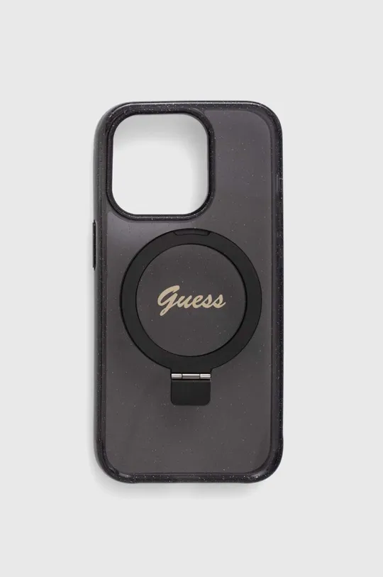 čierna Puzdro na mobil Guess iPhone 14 Pro 6.1
