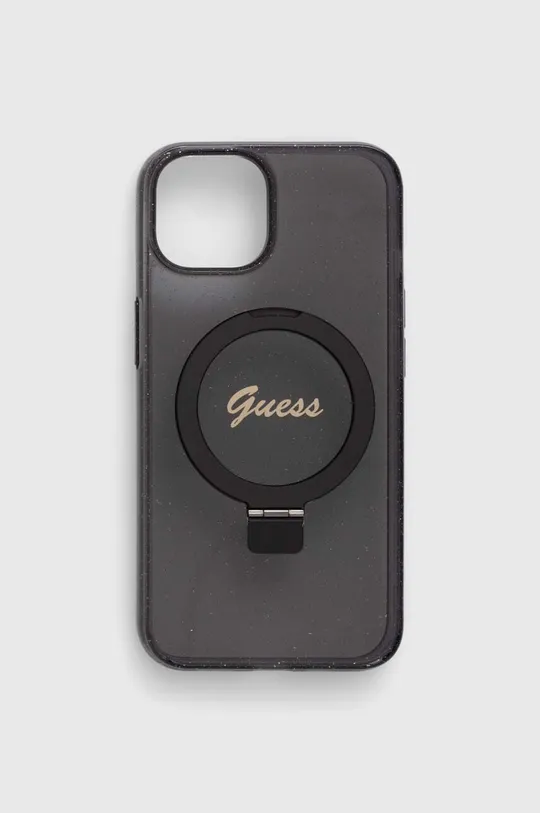 čierna Puzdro na mobil Guess iPhone 14 / 15 / 13 6.1
