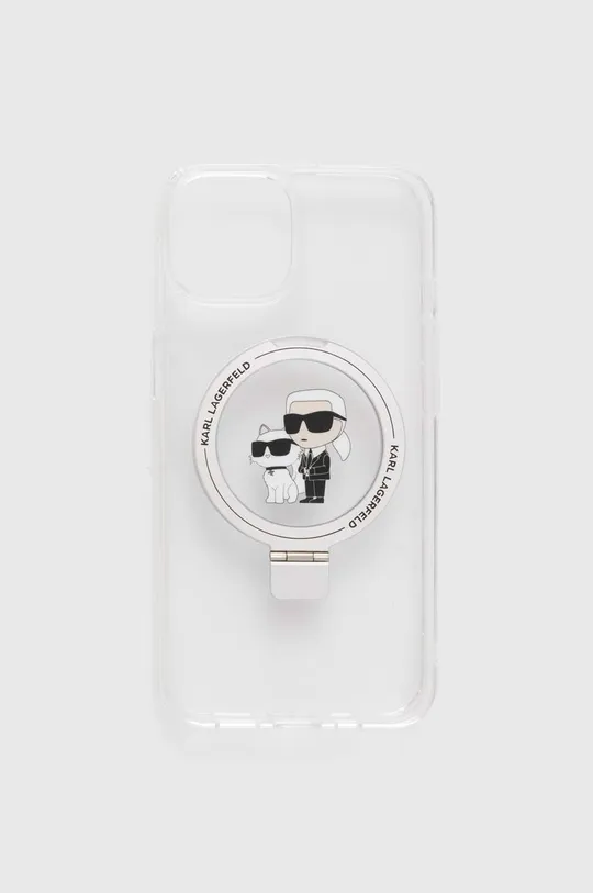 priesvitná Puzdro na mobil Karl Lagerfeld iPhone 14 / 15 / 13 6.1