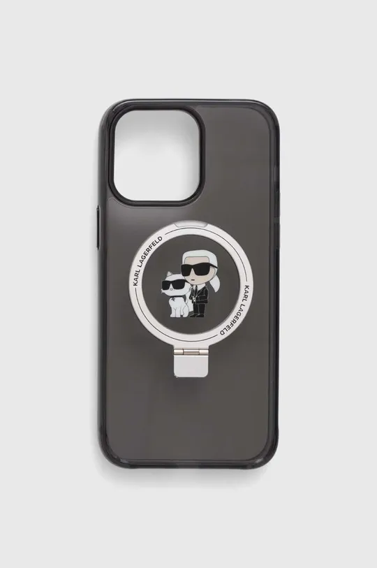 чёрный Чехол на телефон Karl Lagerfeld iPhone 14 Pro Max 6.7