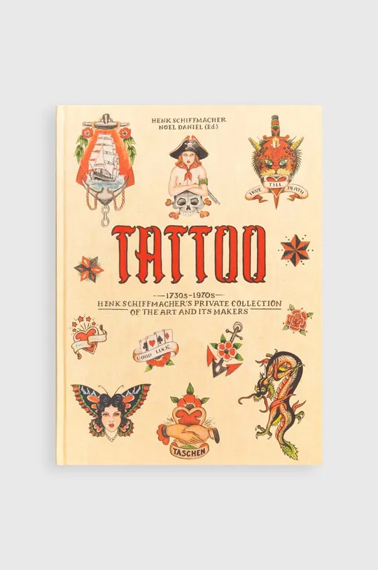 multicolor Taschen książka The TATTOO Book by Henk Schiffmacher in English Unisex