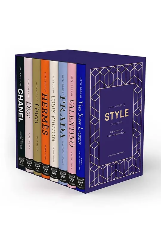 πολύχρωμο Σύνολο βιβλίων Little Guides to Style Collection by Emma Baxter-Wright, Karen Homer in English 8-pack Unisex