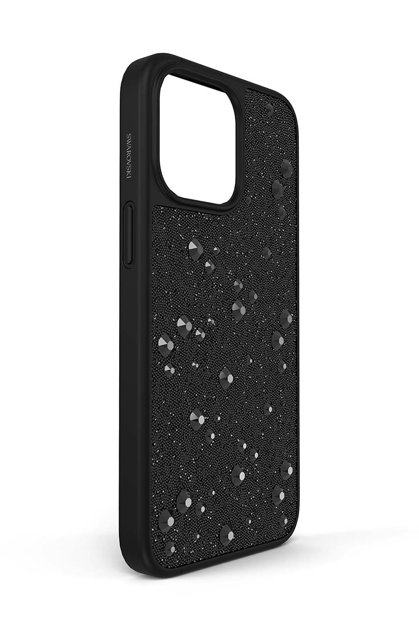 Puzdro na mobil Swarovski iPhone 15 Pro Max Krištáľ Swarowski, PC materiál, Materiál TPU