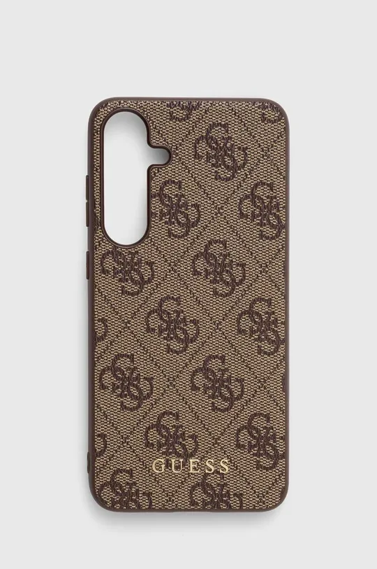 hnedá Puzdro na mobil Guess S24+ S926 Unisex