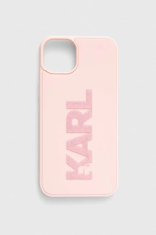 roza Etui za telefon Karl Lagerfeld iPhone 15 Plus / 14 Plus 6.7