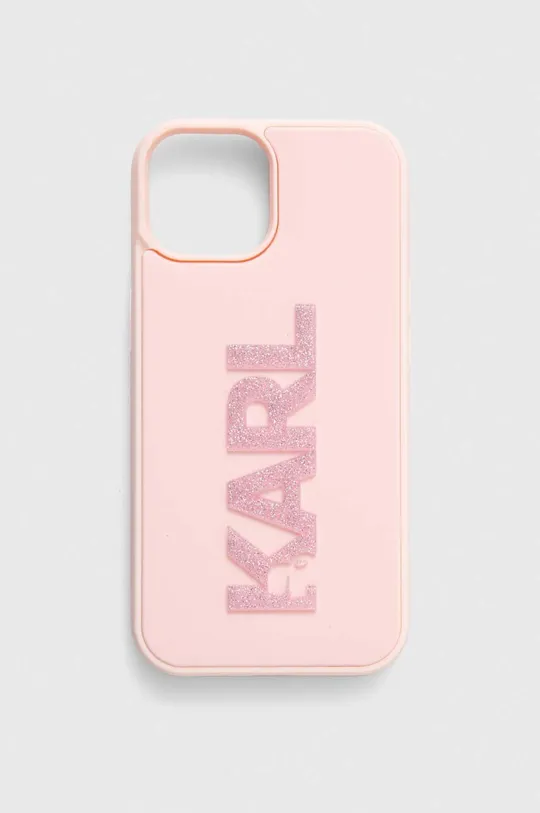różowy Karl Lagerfeld etui na telefon iPhone 15 / 14 / 13 6.1