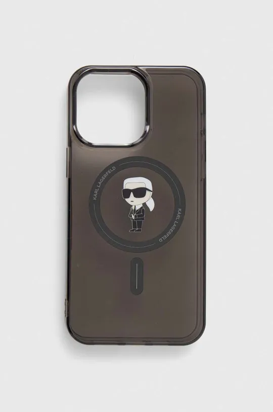 чёрный Чехол на телефон Karl Lagerfeld iPhone 14 Pro Max 6.7