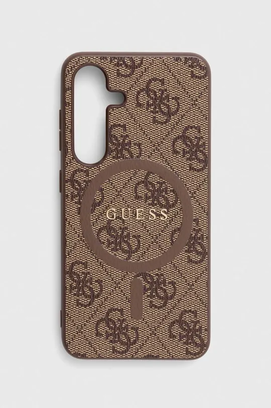 hnedá Puzdro na mobil Guess S24 S921 Unisex