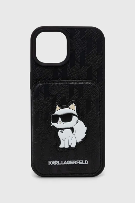 fekete Karl Lagerfeld telefon tok iPhone 15 / 14 / 13 6.1