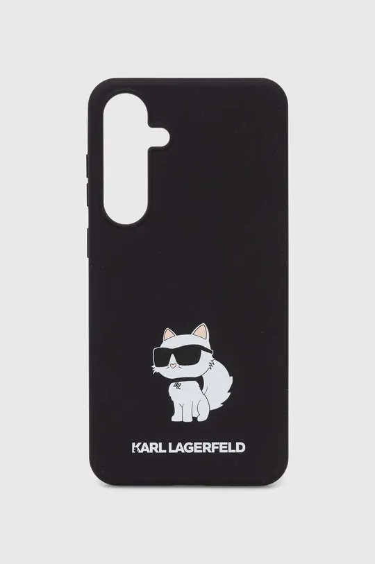 čierna Puzdro na mobil Karl Lagerfeld Samsung Galaxy S24+ S926 Unisex