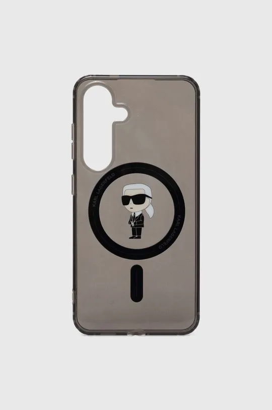 čierna Puzdro na mobil Karl Lagerfeld Samsung Galaxy S24 S921 Unisex