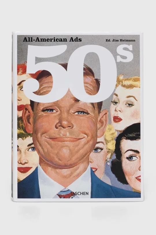 multicolor Taschen GmbH książka All-American Ads of the 50s by Jim Heimann, English Unisex