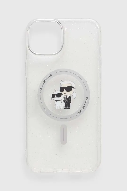 transparentna Etui za telefon Karl Lagerfeld iPhone 15 Plus / 14 Plus 6.7