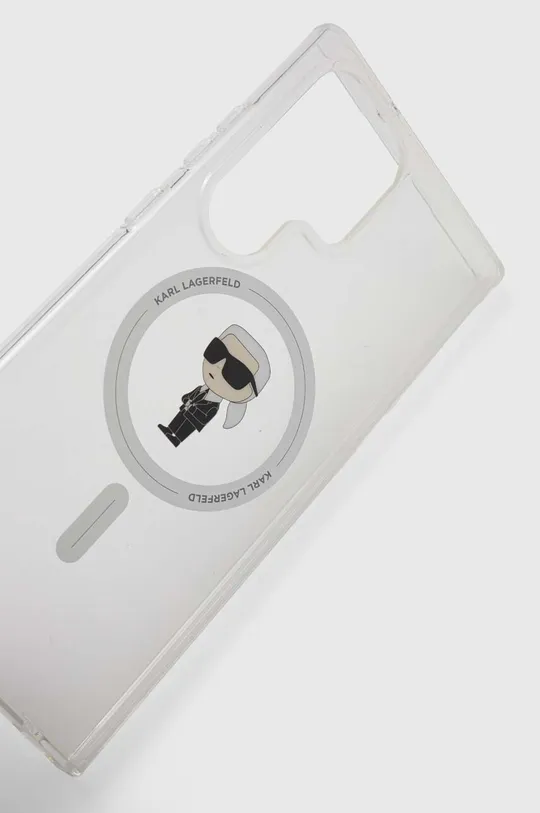 Puzdro na mobil Karl Lagerfeld S23 Ultra S918 priesvitná