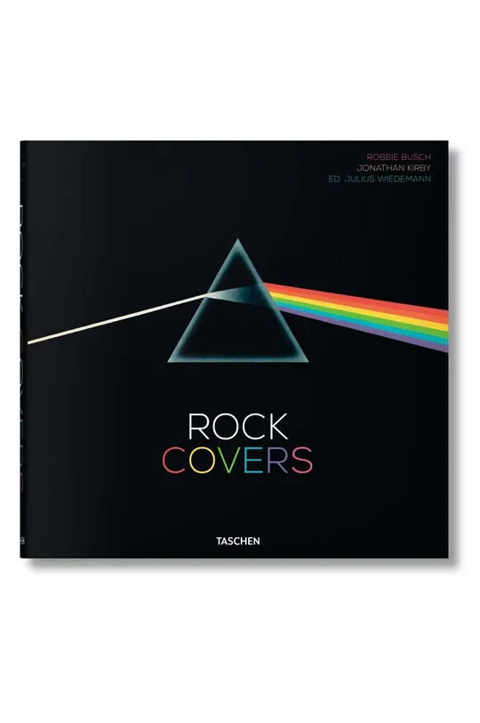 multicolor Taschen książka Rock Covers by Jonathan Kirby, Robbie Busch, English Unisex