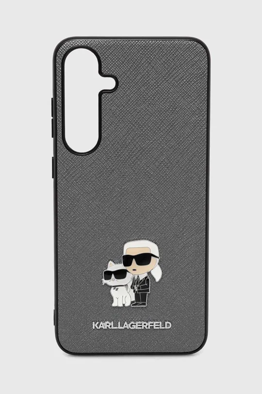 серый Чехол на телефон Karl Lagerfeld Samsung Galaxy S24+ Unisex