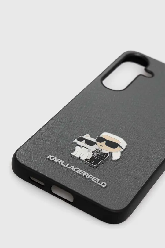 Puzdro na mobil Karl Lagerfeld Samsung Galaxy S24 + S926 sivá