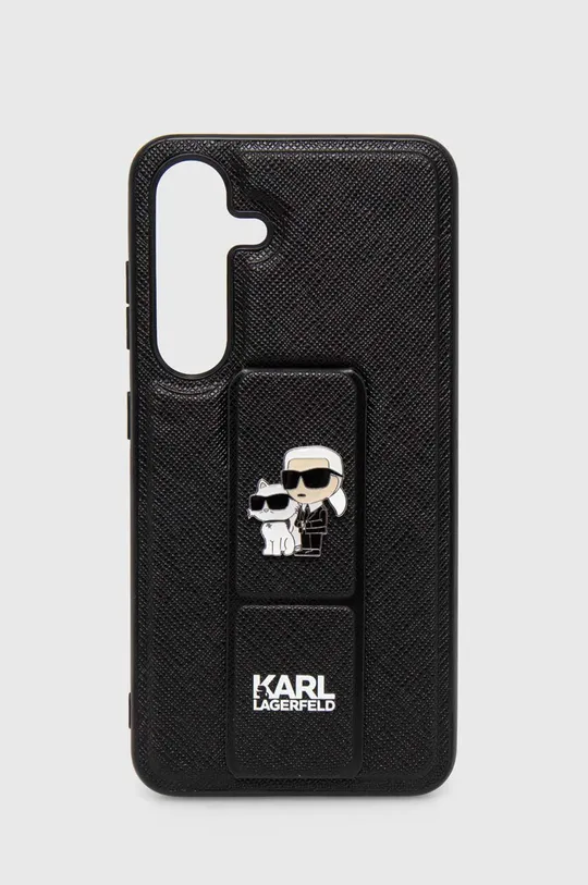 čierna Puzdro na mobil Karl Lagerfeld Galaxy  S24 S921 Unisex