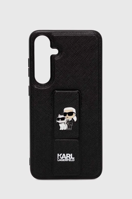 czarny Karl Lagerfeld etui na telefon Galaxy S24 + S926 Unisex