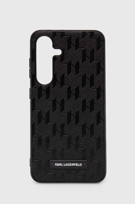 čierna Puzdro na mobil Karl Lagerfeld Samsung Galaxy  S24 S921 Unisex