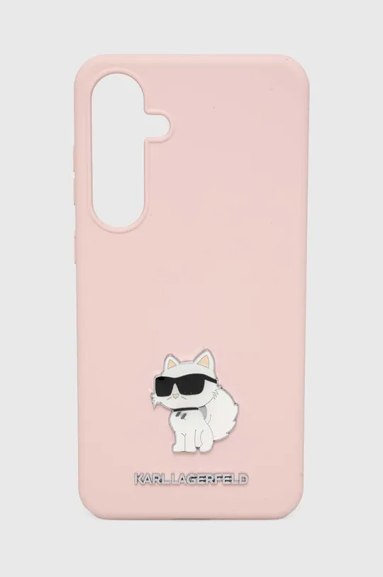 розовый Чехол на телефон Karl Lagerfeld Galaxy S24+ Unisex