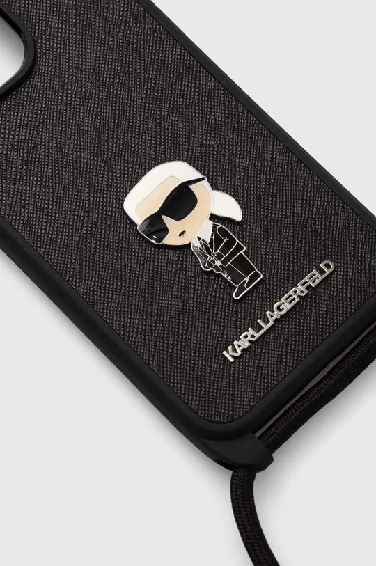 Аксесуари Чохол на телефон Karl Lagerfeld iPhone 15 Pro Max 6.7 KLHCP15XSASKNPSK чорний