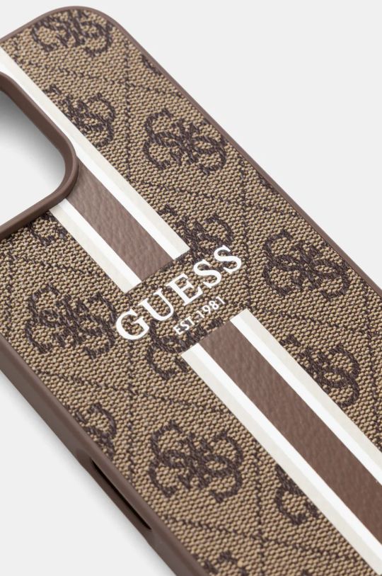 Guess etui pentru telefon iPhone 16 Pro Max 6.9 GUHMP16XP4RPSW maro AA00