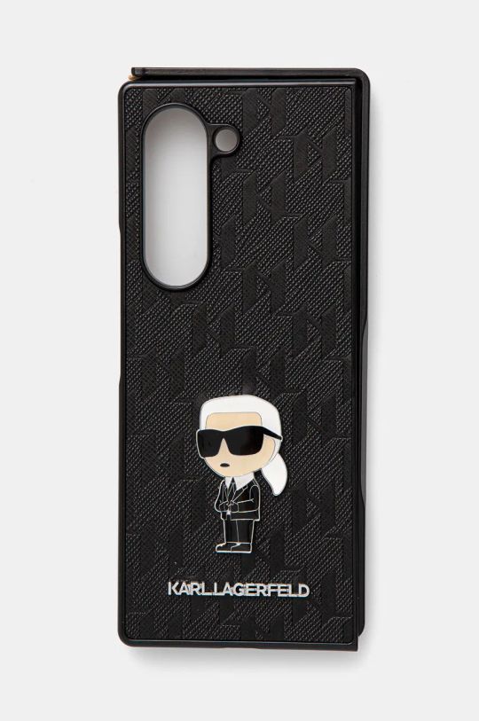 Чехол на телефон Karl Lagerfeld Z Fold6 F956 для телефона чёрный KLHCZFD6SAPKINPKK