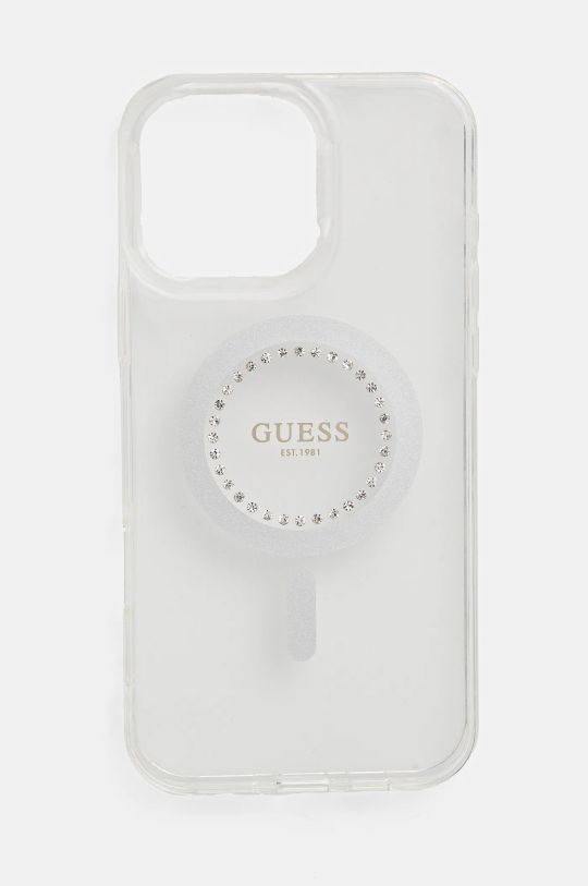 Guess etui na telefon iPhone 16 Pro Max 6.9 aplikacja biały GUHMP16XPFTDTEH