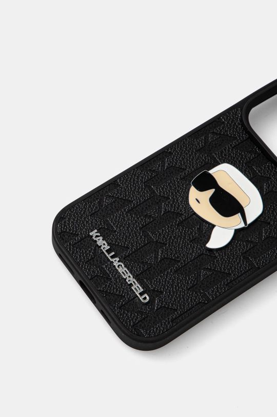 Karl Lagerfeld etui na telefon iPhone 16 Pro 6.3 KLHCP16LPGKLKIPK czarny AA00