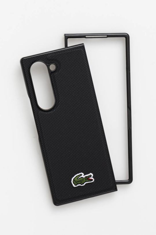 Lacoste etui na telefon Z Fold6 F956 na telefon czarny LCHMZFD6PVCK